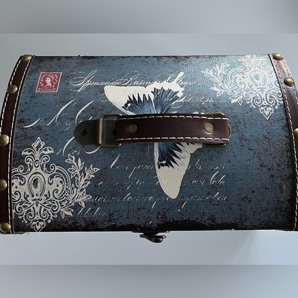 Wooden Jewelry Trinket Decorative Small Storage Box - Picture 7 of 8